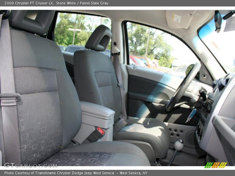 Stone White / Pastel Slate Gray 2009 Chrysler PT Cruiser LX