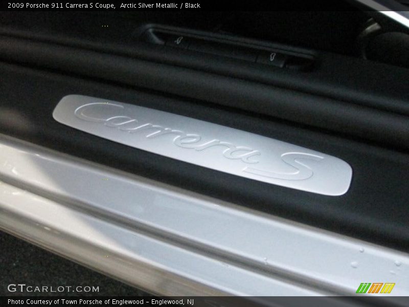 Arctic Silver Metallic / Black 2009 Porsche 911 Carrera S Coupe