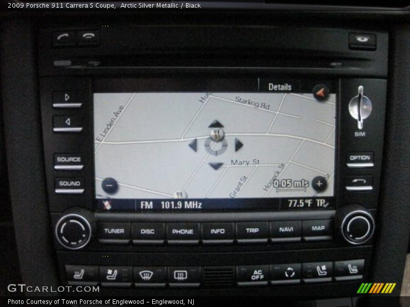 Arctic Silver Metallic / Black 2009 Porsche 911 Carrera S Coupe