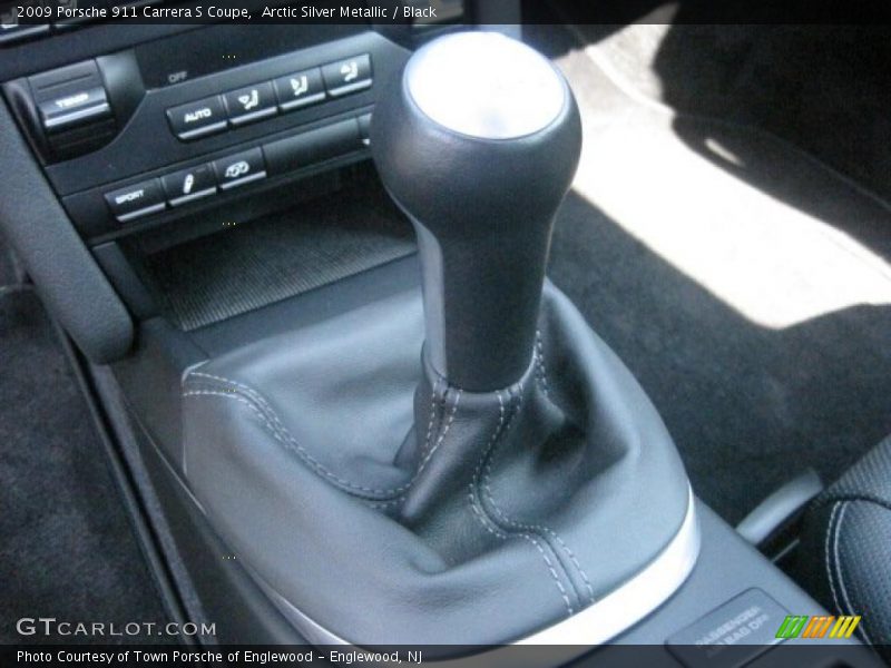 Arctic Silver Metallic / Black 2009 Porsche 911 Carrera S Coupe