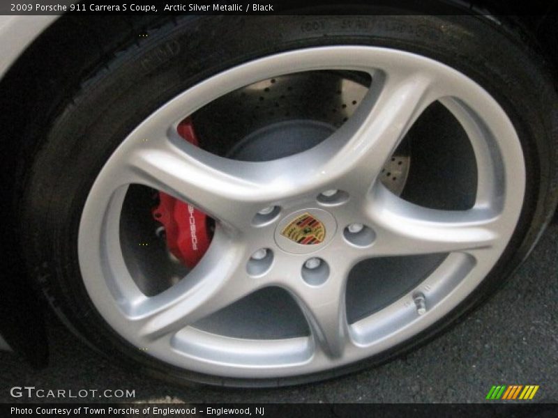 Arctic Silver Metallic / Black 2009 Porsche 911 Carrera S Coupe