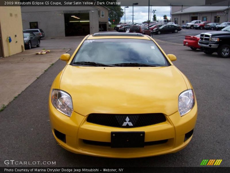 Solar Satin Yellow / Dark Charcoal 2009 Mitsubishi Eclipse GS Coupe