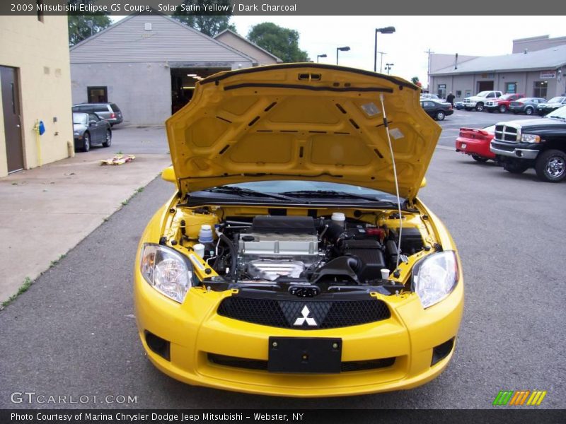 Solar Satin Yellow / Dark Charcoal 2009 Mitsubishi Eclipse GS Coupe