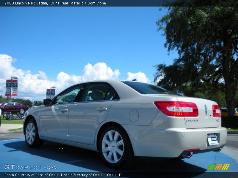 Dune Pearl Metallic / Light Stone 2008 Lincoln MKZ Sedan