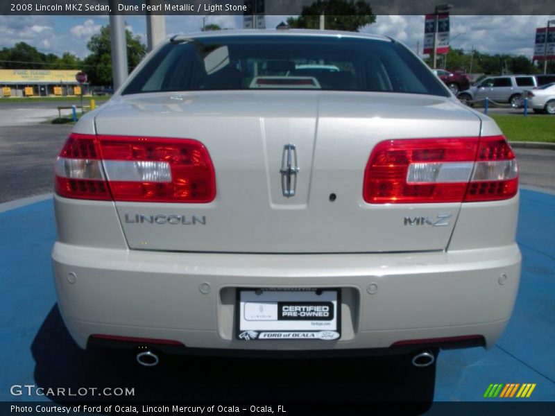 Dune Pearl Metallic / Light Stone 2008 Lincoln MKZ Sedan