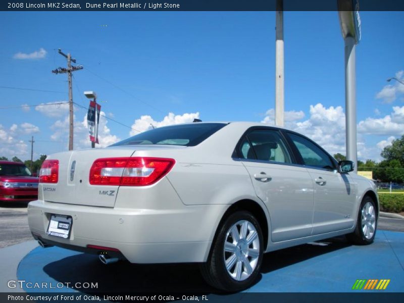 Dune Pearl Metallic / Light Stone 2008 Lincoln MKZ Sedan