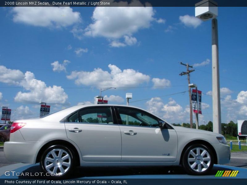 Dune Pearl Metallic / Light Stone 2008 Lincoln MKZ Sedan