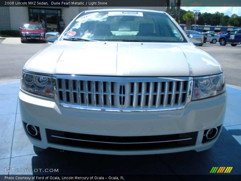 Dune Pearl Metallic / Light Stone 2008 Lincoln MKZ Sedan