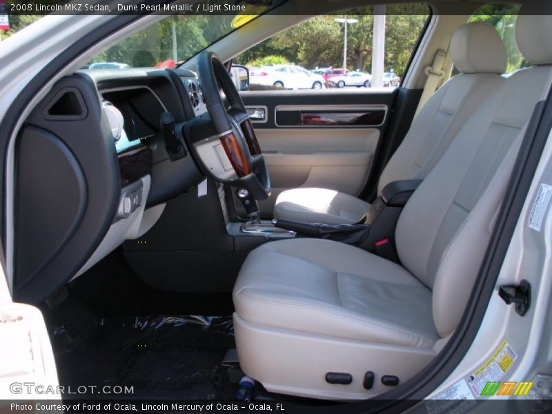 Dune Pearl Metallic / Light Stone 2008 Lincoln MKZ Sedan