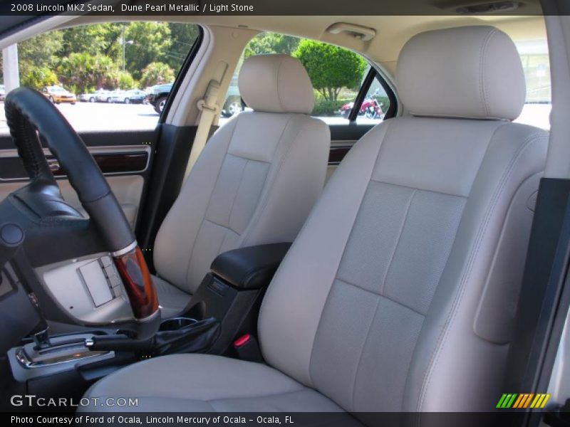 Dune Pearl Metallic / Light Stone 2008 Lincoln MKZ Sedan