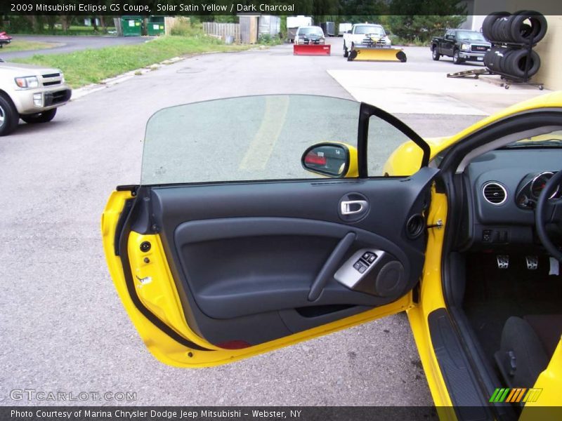 Solar Satin Yellow / Dark Charcoal 2009 Mitsubishi Eclipse GS Coupe