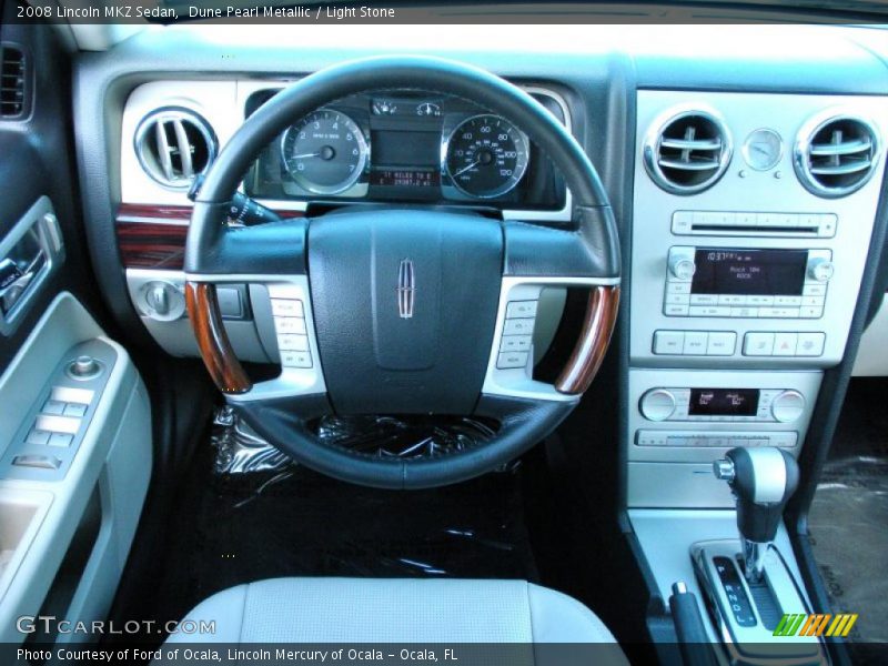 Dune Pearl Metallic / Light Stone 2008 Lincoln MKZ Sedan