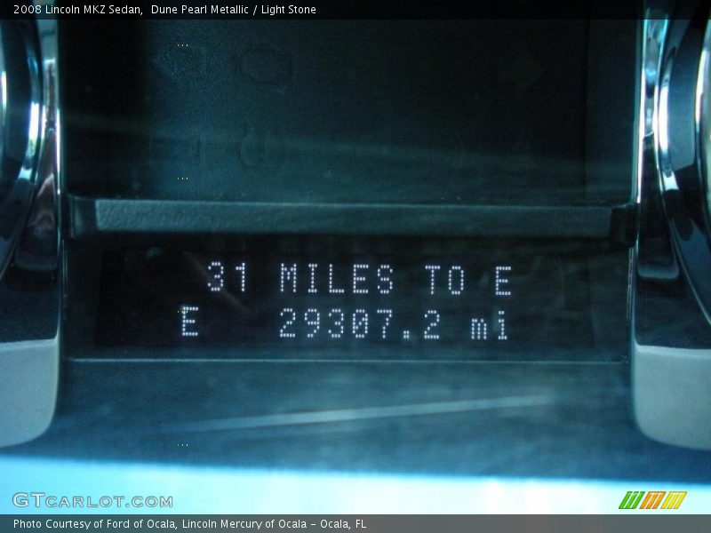 Dune Pearl Metallic / Light Stone 2008 Lincoln MKZ Sedan