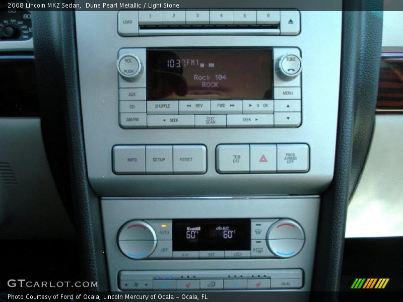 Dune Pearl Metallic / Light Stone 2008 Lincoln MKZ Sedan