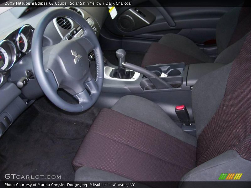 Solar Satin Yellow / Dark Charcoal 2009 Mitsubishi Eclipse GS Coupe