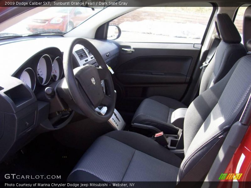 Sunburst Orange Pearl / Dark Slate Gray 2009 Dodge Caliber SXT