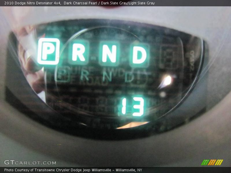 Dark Charcoal Pearl / Dark Slate Gray/Light Slate Gray 2010 Dodge Nitro Detonator 4x4