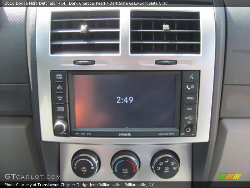 Dark Charcoal Pearl / Dark Slate Gray/Light Slate Gray 2010 Dodge Nitro Detonator 4x4