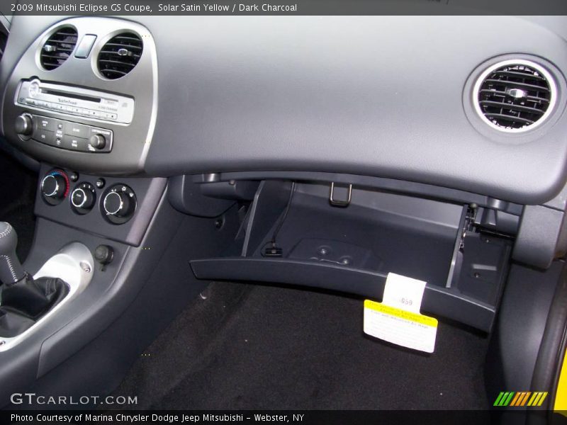 Solar Satin Yellow / Dark Charcoal 2009 Mitsubishi Eclipse GS Coupe