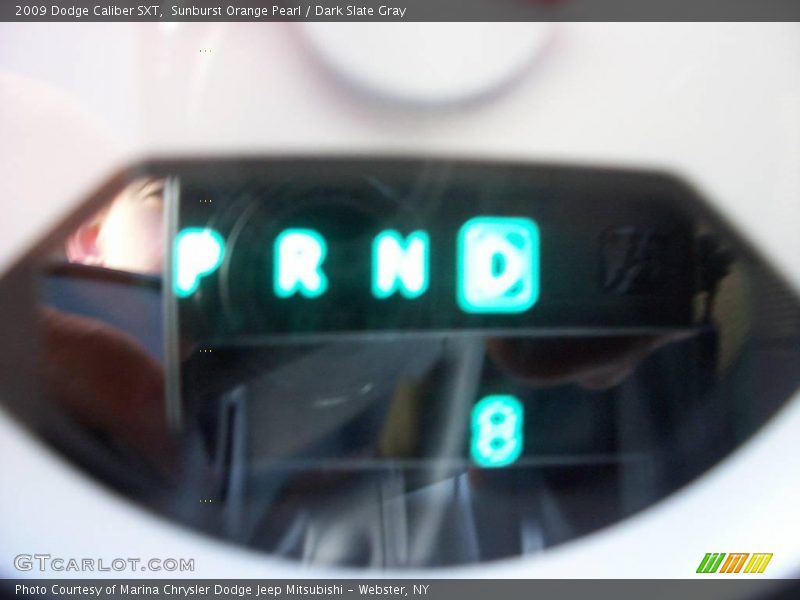 Sunburst Orange Pearl / Dark Slate Gray 2009 Dodge Caliber SXT