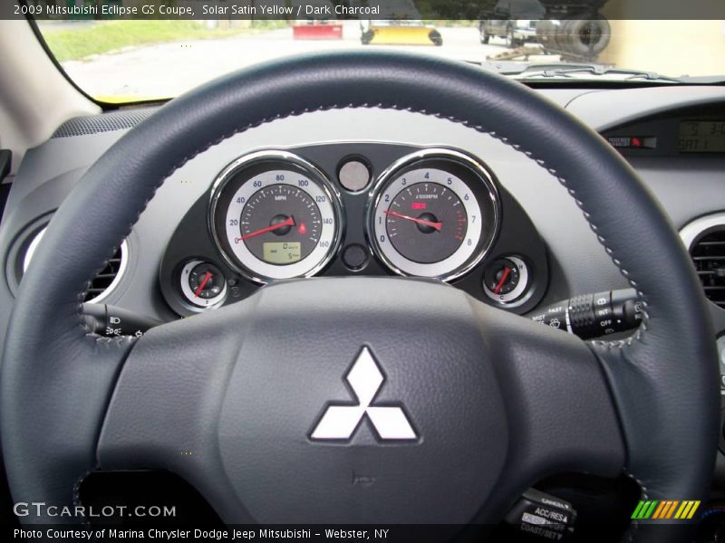 Solar Satin Yellow / Dark Charcoal 2009 Mitsubishi Eclipse GS Coupe