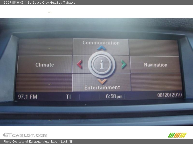 Space Grey Metallic / Tobacco 2007 BMW X5 4.8i