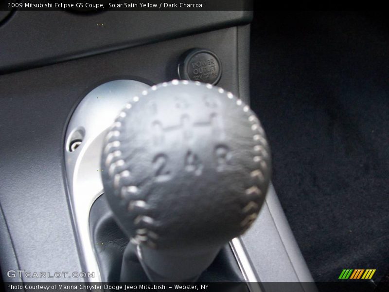 Solar Satin Yellow / Dark Charcoal 2009 Mitsubishi Eclipse GS Coupe