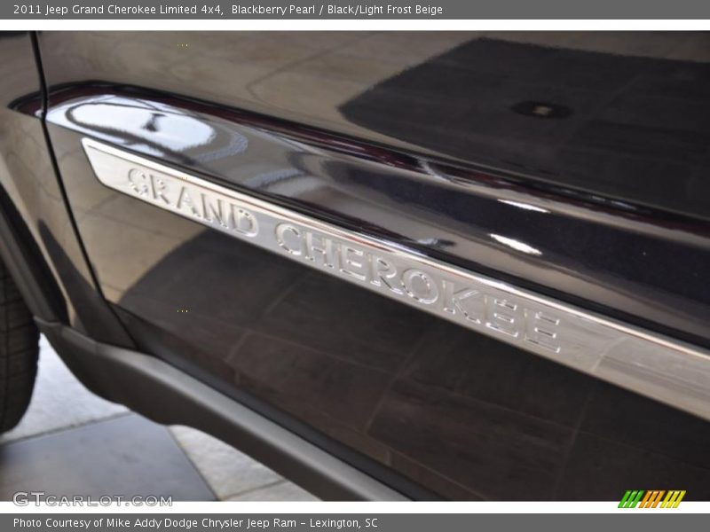 Blackberry Pearl / Black/Light Frost Beige 2011 Jeep Grand Cherokee Limited 4x4