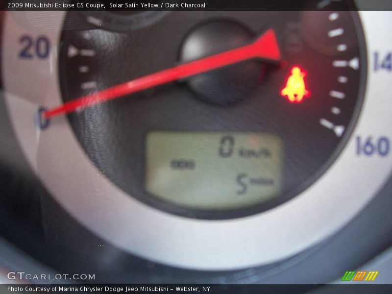 Solar Satin Yellow / Dark Charcoal 2009 Mitsubishi Eclipse GS Coupe