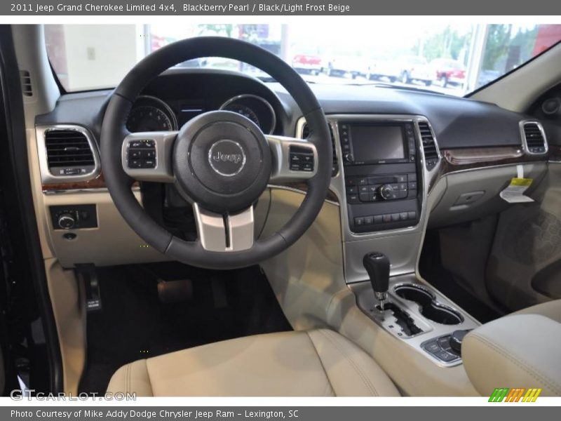 Blackberry Pearl / Black/Light Frost Beige 2011 Jeep Grand Cherokee Limited 4x4