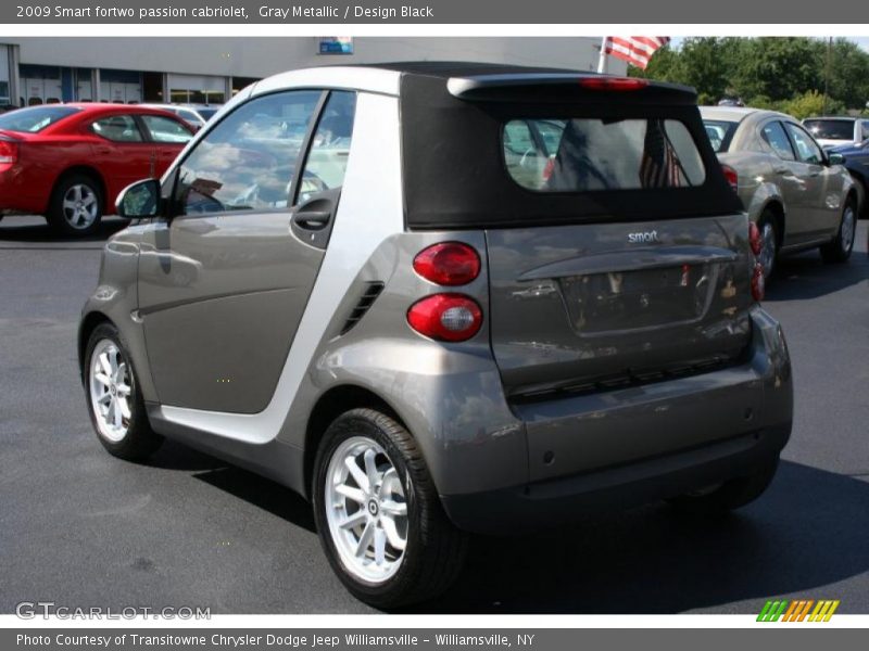 Gray Metallic / Design Black 2009 Smart fortwo passion cabriolet