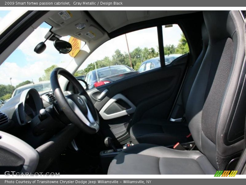 Gray Metallic / Design Black 2009 Smart fortwo passion cabriolet