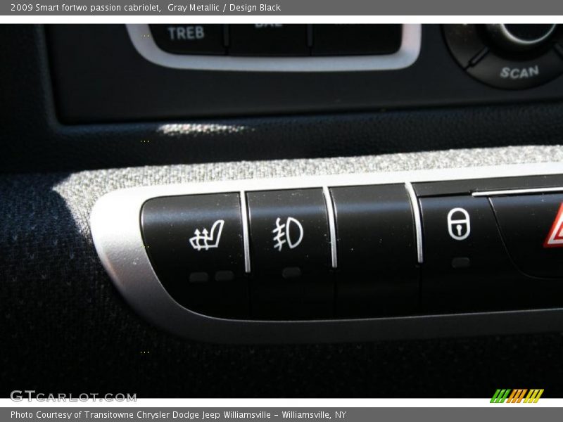 Gray Metallic / Design Black 2009 Smart fortwo passion cabriolet