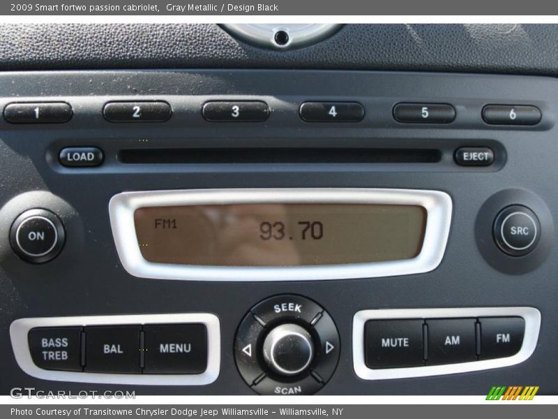 Gray Metallic / Design Black 2009 Smart fortwo passion cabriolet