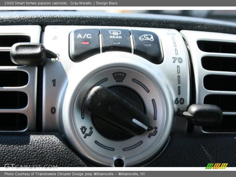 Gray Metallic / Design Black 2009 Smart fortwo passion cabriolet