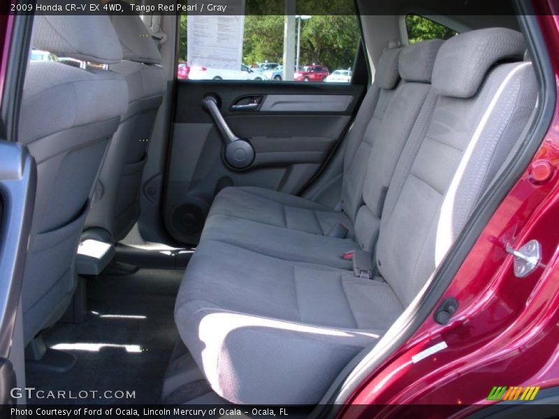 Tango Red Pearl / Gray 2009 Honda CR-V EX 4WD