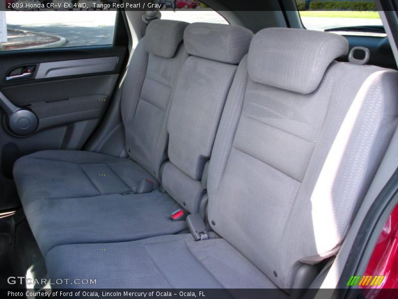 Tango Red Pearl / Gray 2009 Honda CR-V EX 4WD