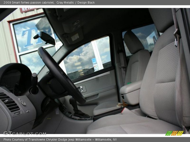 Gray Metallic / Design Black 2009 Smart fortwo passion cabriolet