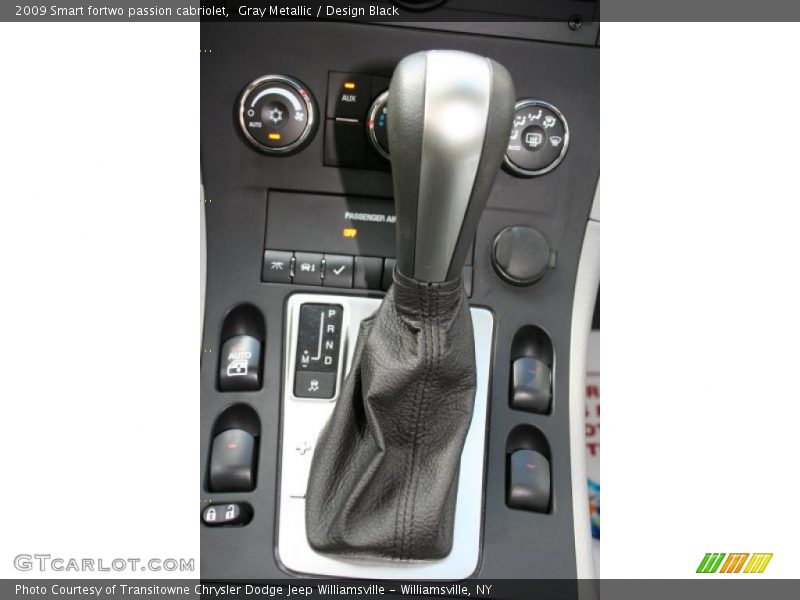 Gray Metallic / Design Black 2009 Smart fortwo passion cabriolet