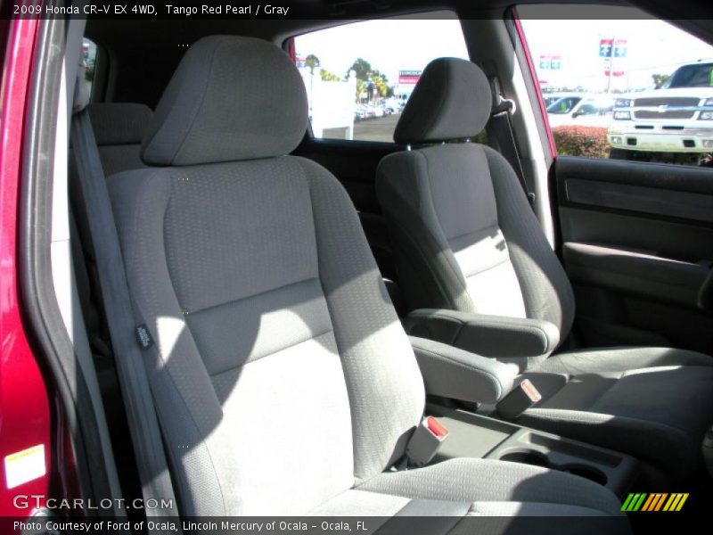 Tango Red Pearl / Gray 2009 Honda CR-V EX 4WD