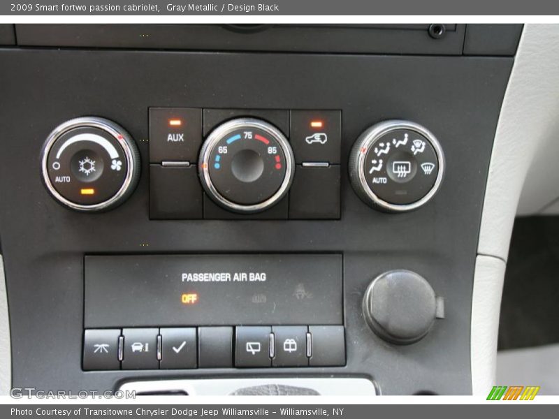 Gray Metallic / Design Black 2009 Smart fortwo passion cabriolet