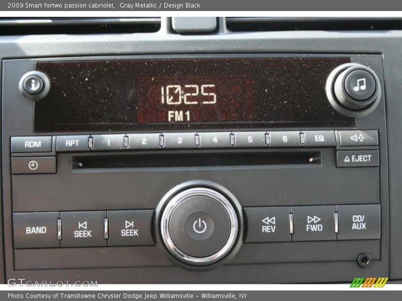 Gray Metallic / Design Black 2009 Smart fortwo passion cabriolet
