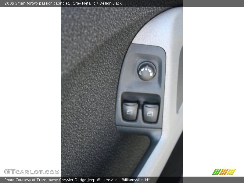 Gray Metallic / Design Black 2009 Smart fortwo passion cabriolet