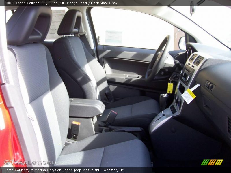 Sunburst Orange Pearl / Dark Slate Gray 2009 Dodge Caliber SXT
