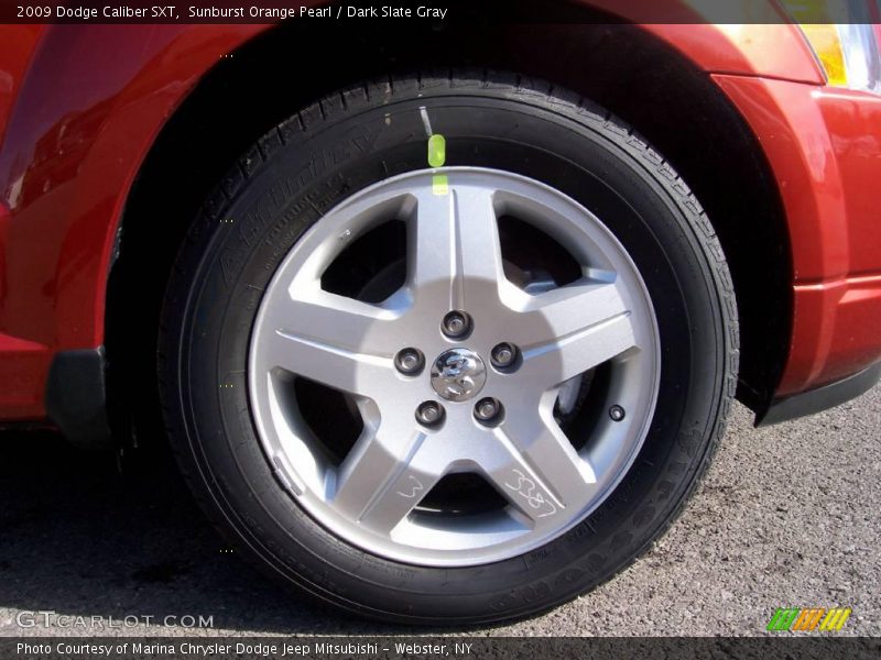 Sunburst Orange Pearl / Dark Slate Gray 2009 Dodge Caliber SXT