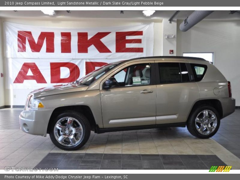 Light Sandstone Metallic / Dark Slate Gray/Light Pebble Beige 2010 Jeep Compass Limited