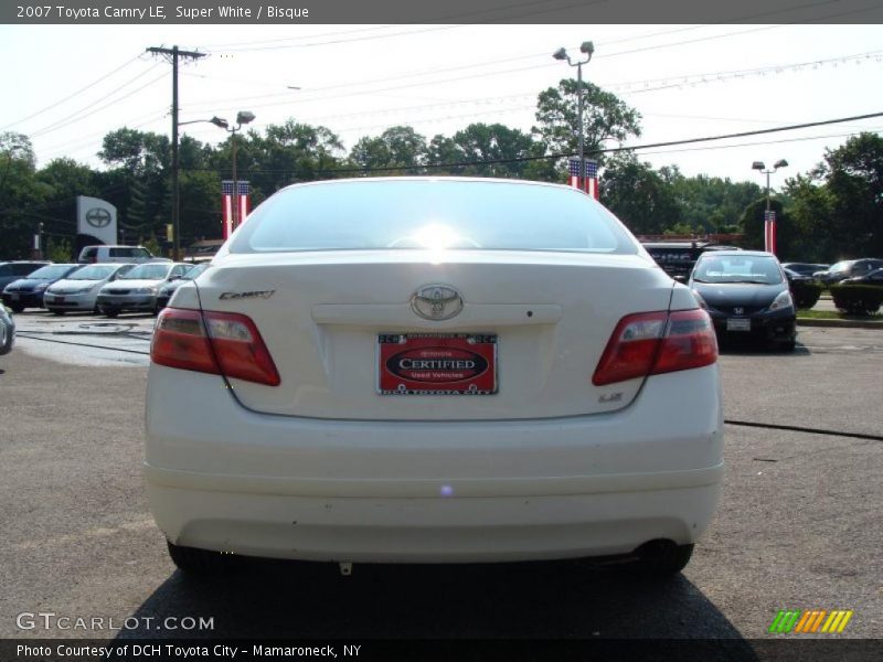 Super White / Bisque 2007 Toyota Camry LE