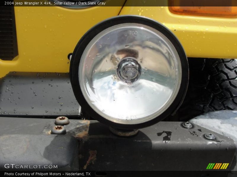 Solar Yellow / Dark Slate Gray 2004 Jeep Wrangler X 4x4