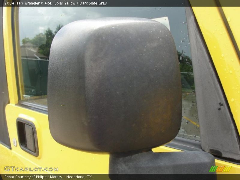 Solar Yellow / Dark Slate Gray 2004 Jeep Wrangler X 4x4