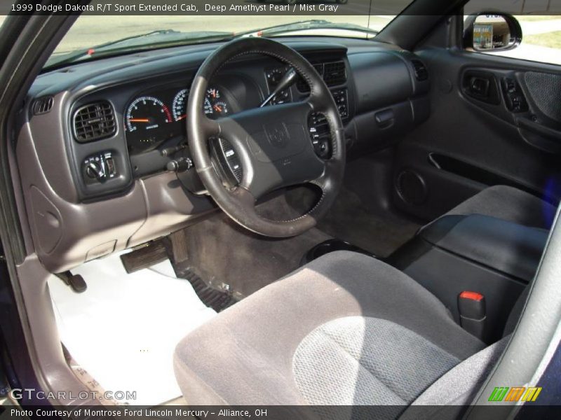 Deep Amethyst Pearl / Mist Gray 1999 Dodge Dakota R/T Sport Extended Cab